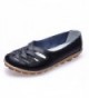 Womens Leather Loafers Casual Sandals