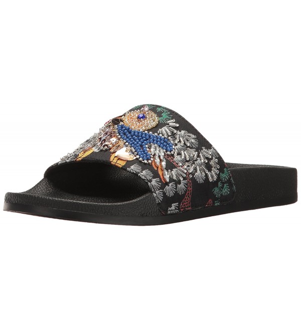 sparkly womens slides