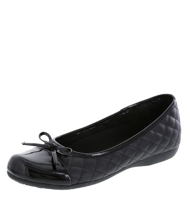 women's black slip on flats