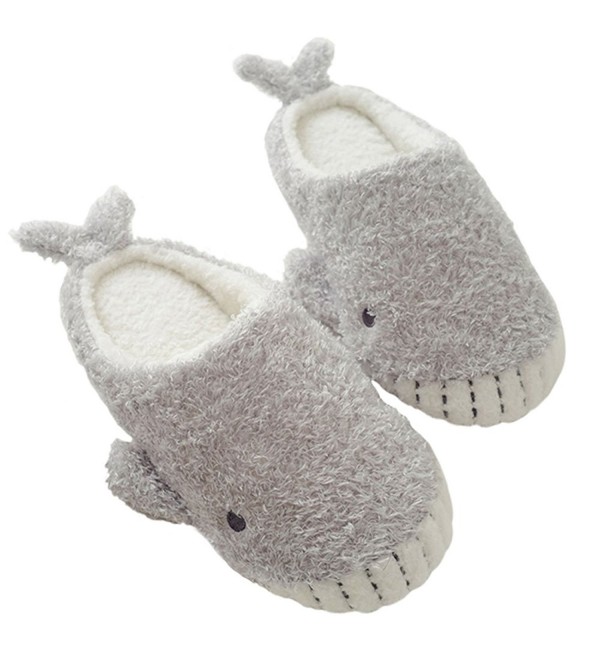 ladies fuzzy cute house whale slippers warm winter indoor bedroom slippers  shoes for women - ck188nkqqkk