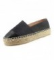 Ryamag Womens Pleather Platform Espadrilles