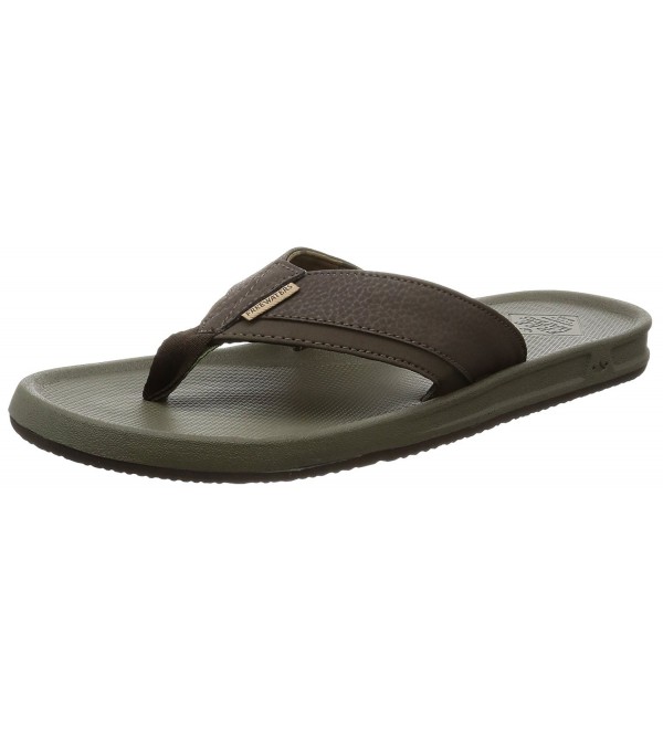 Freewaters Logan Sandal Brown Olive