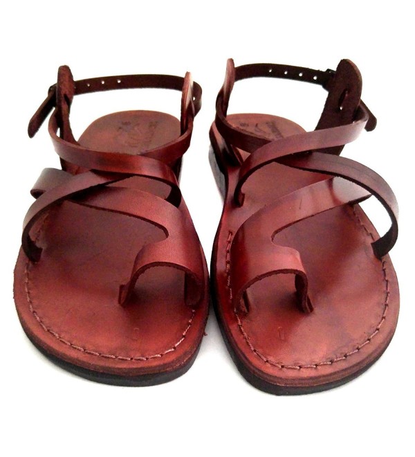 Unisex Genuine Brown Leather Style 006 Jesus Biblical Greek Roman ...