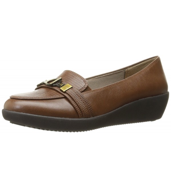 LifeStride Womens Merge Loafer Cognac