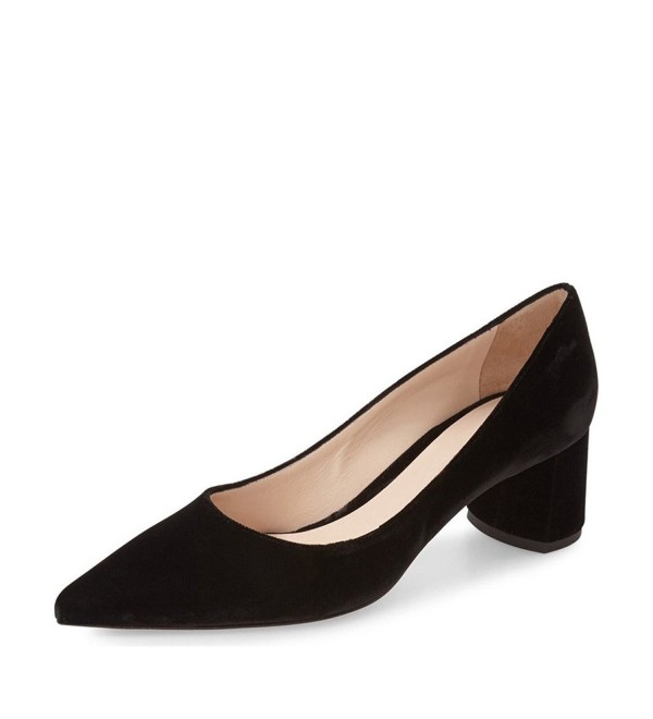 suede low heel shoes