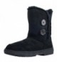 CLPPLI Button Waterproof Winter Boots Black 9