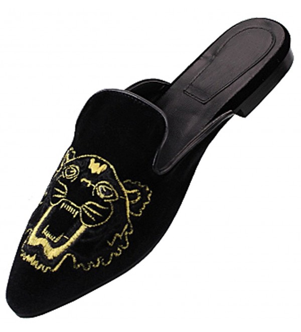 Elegant Footwear Pointed Embroidered Slipper