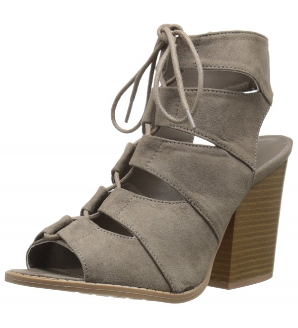 Qupid Womens Barnes 01a Taupe Suede