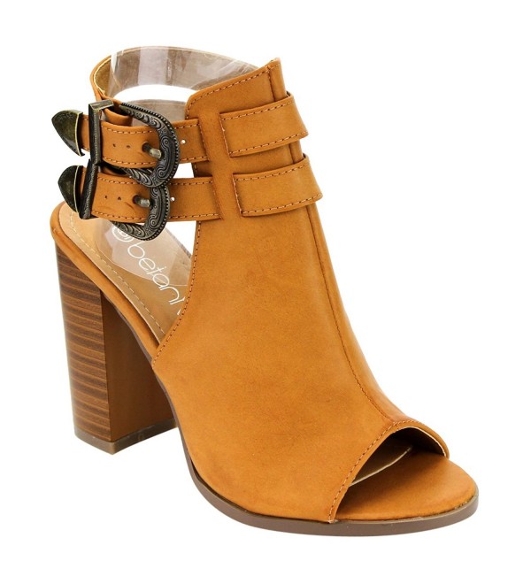 BETANI EI11 Womens Stacked Booties