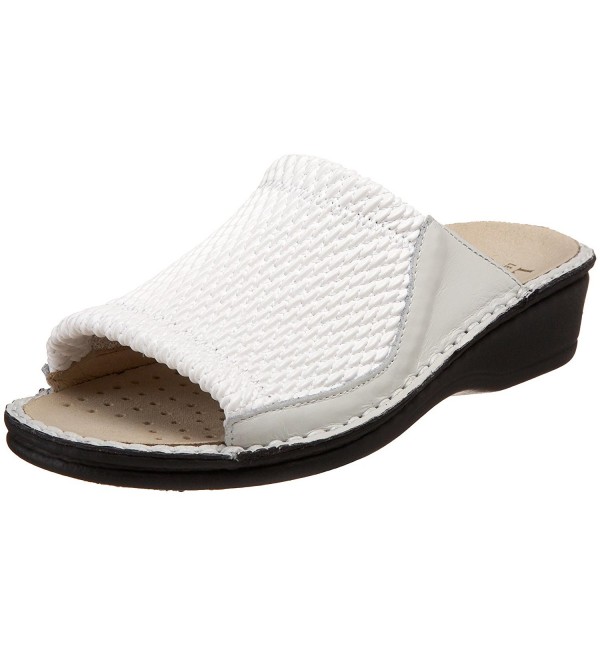 Plume Womens Stretch Slide White