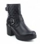 WestCoast Club 03 Quilted Platform Booties