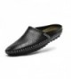 V J Breathable Leather Slippers KS805 HE46 12