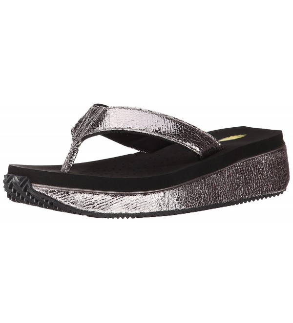 Volatile Womens Kelby Sandal Pewter