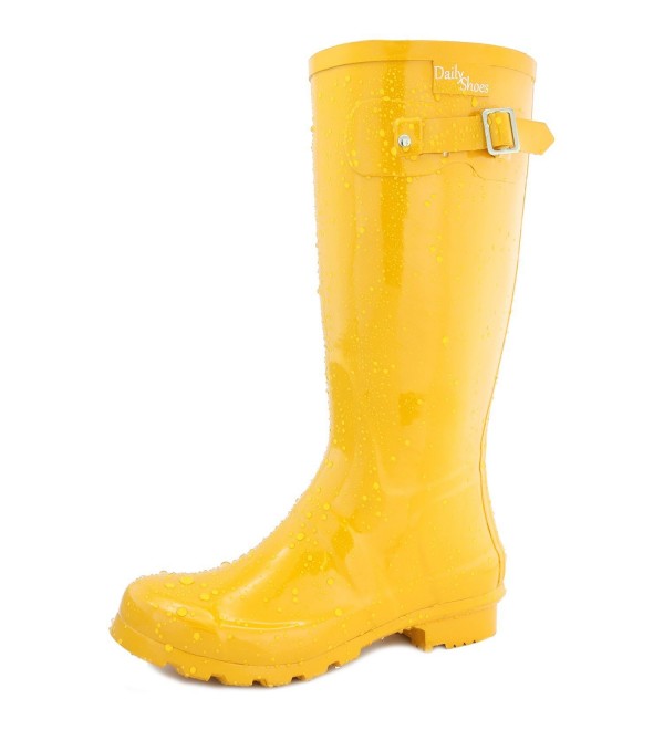 DailyShoes Womens Hunter Round Rainboots