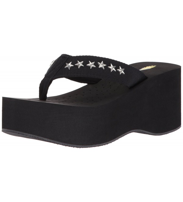 Volatile Womens Krushstars Wedge Sandal