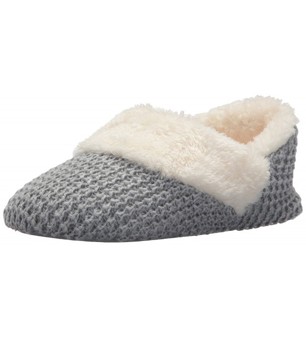 Dearfoams Womens Sweater Bootie Heather