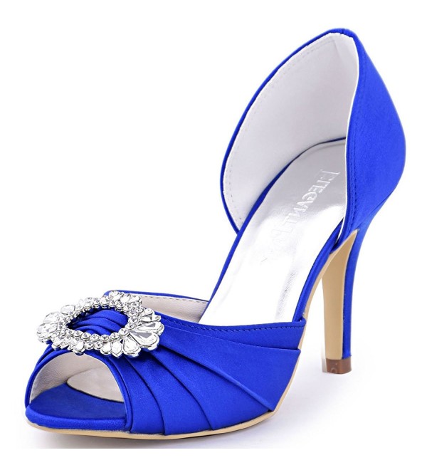 blue high heels wedding