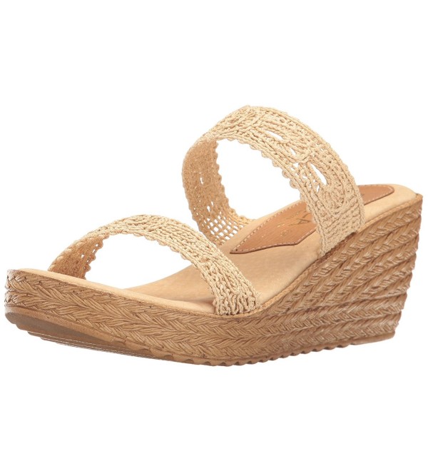 Sbicca Womens Wedge Sandal Natural