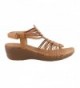 BareTraps Haydin Wedge Sandals Caramel