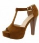 Top Moda Womens T Strap Platform