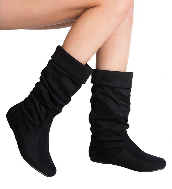 mid calf slouchy boot