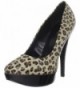 Pleaser Womens Harlow 01 Pump Cheetah