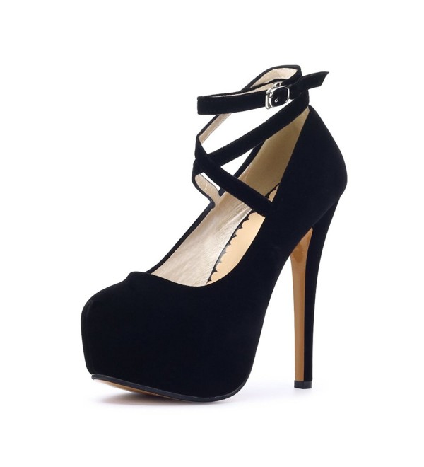 fereshte Strappy Platform Round Toe Stiletto