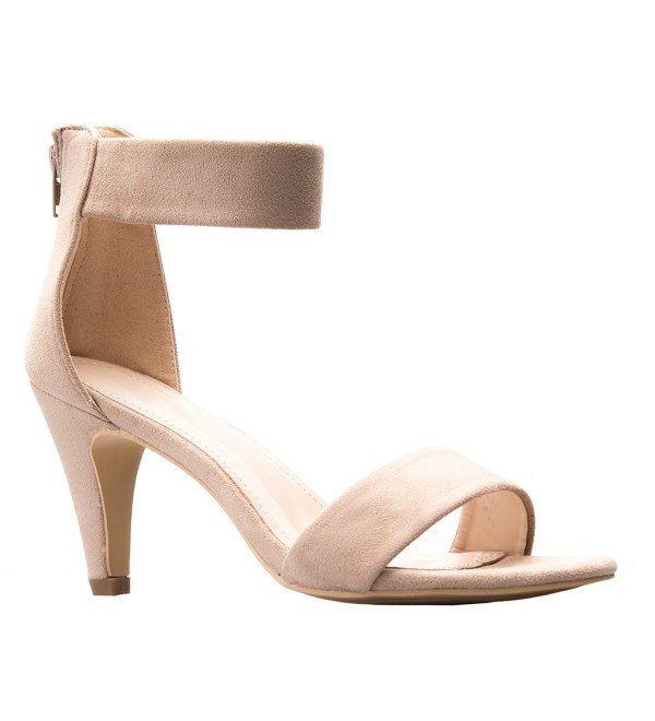 Womens Ankle Wedding Heeled Sandals