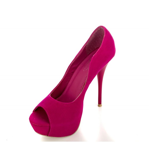 Charles Albert Peep Toe High Heel Platform