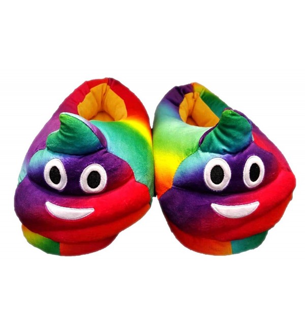 High Qualty Emoji Slippers - Rainbow Poop CT17XMS588Q