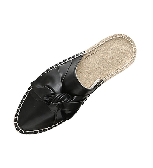 flat backless loafers