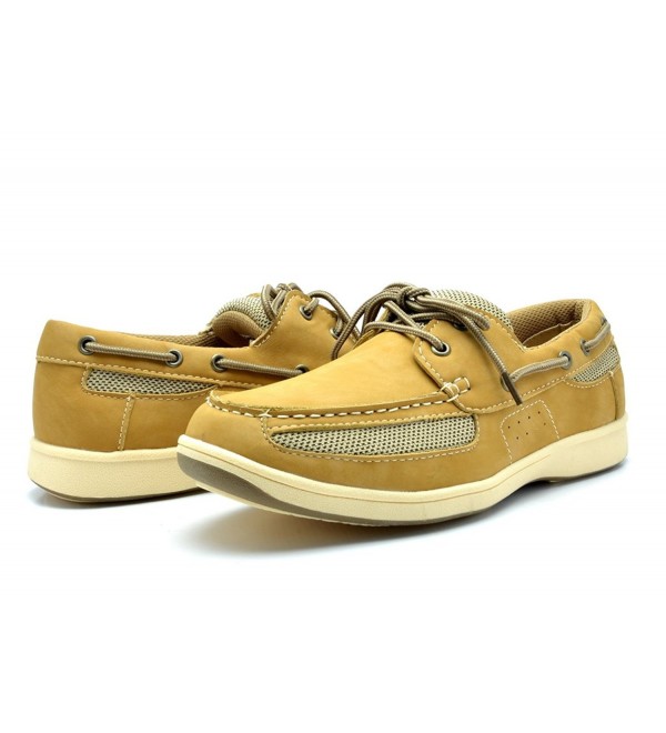 KINGSHOW Mens M1525 Boat Shoes