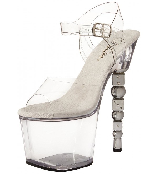 Pleaser Womens Dice 708 Platform Sandal