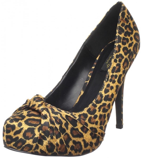 Pleaser Womens Safari 06 Ankle Strap Leopard