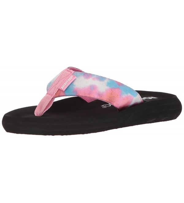 womens fabric flip flops