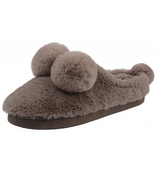 UIESUN Slippers Bedroom Slipper Brown 44