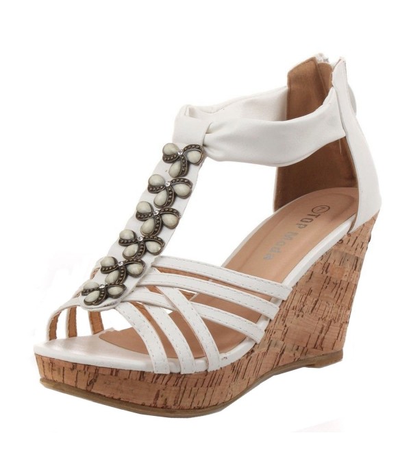 Top Moda Womens Wedge Sandals