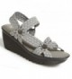 Bernie Mev Womens Crystal Sandal