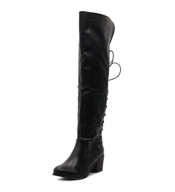 women's lace up tall boots