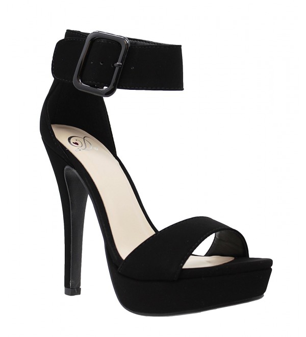 MVE Shoes Womens Buckle Platform