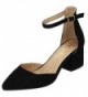 Womens Strappy Ankle Block Pointed