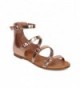 Breckelles Women Buckled Flat Sandal