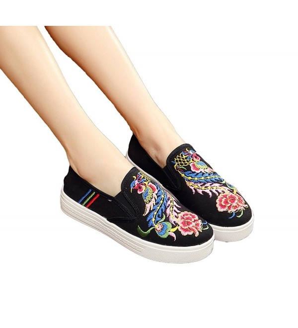 AvaCostume Warbler Embroidery Canvas Sneakers