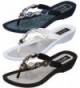 Grandco Womens Diamond Pearl Sandal