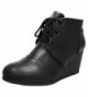 Cambridge Select Womens Wedge Bootie