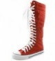 Womens Knee Sneaker Boots Punk Hi