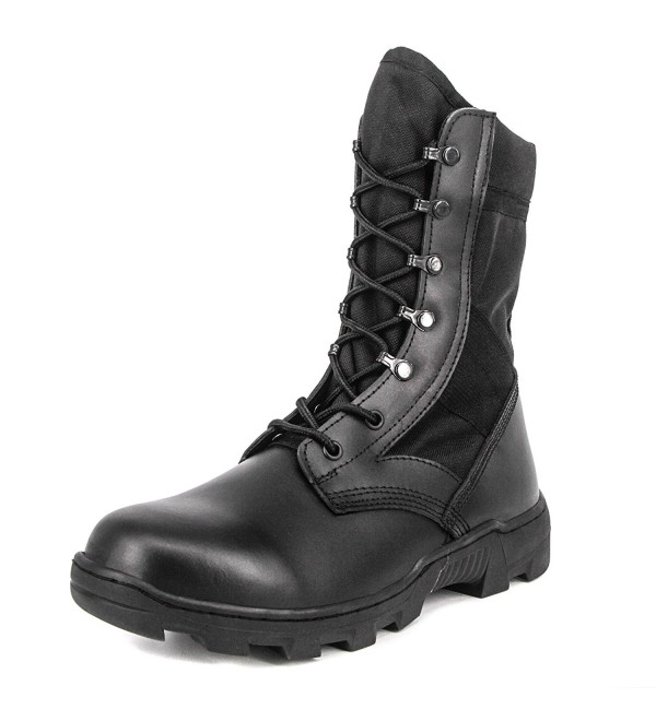 lightweight black combat boots