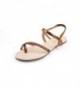 Womens Slingback Rhinestone Sandals Bronze