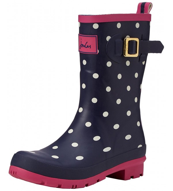 Joules Womens Molly Welly White