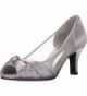 Caparros Womens Blanche Silver Satin